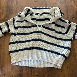 An american eagle knitted quart zip sweater